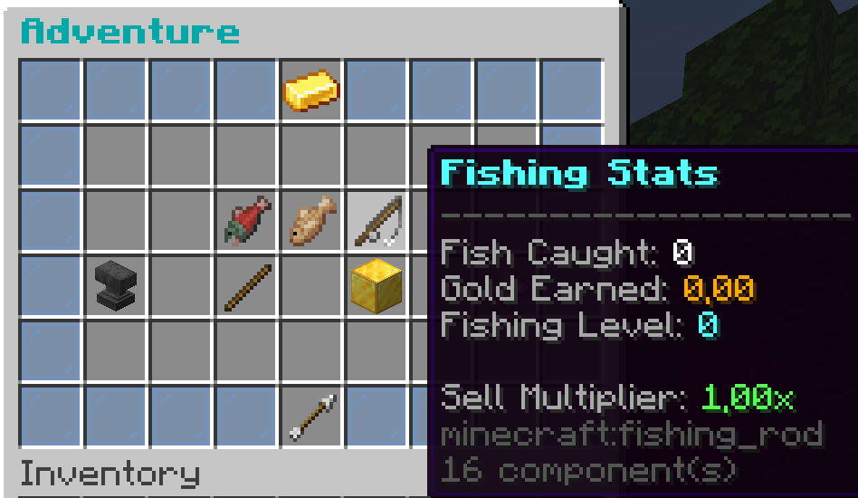 LOTN Screenshot: fishing stats
